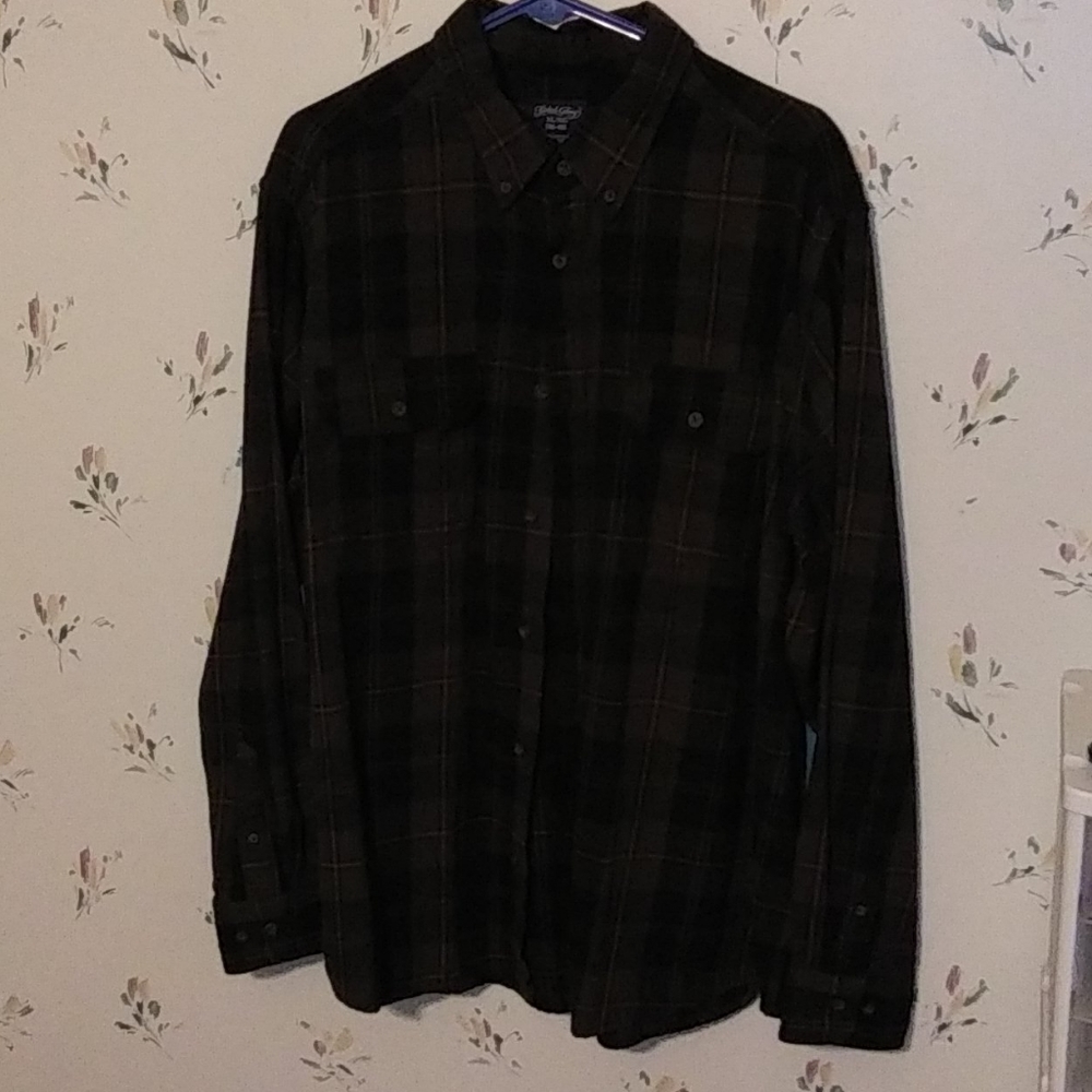 Faded Glory Long Sleeve Flannel Shirt